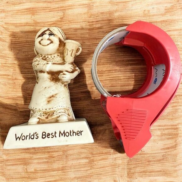 Vintage 1970s Russ Barrie Mom Award Art Home Decor Decorative Novelty Boho - Picture 6 of 6